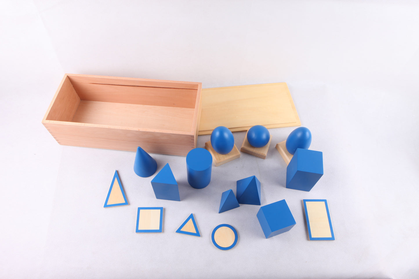 Geometric Solids with Stands,Base with box