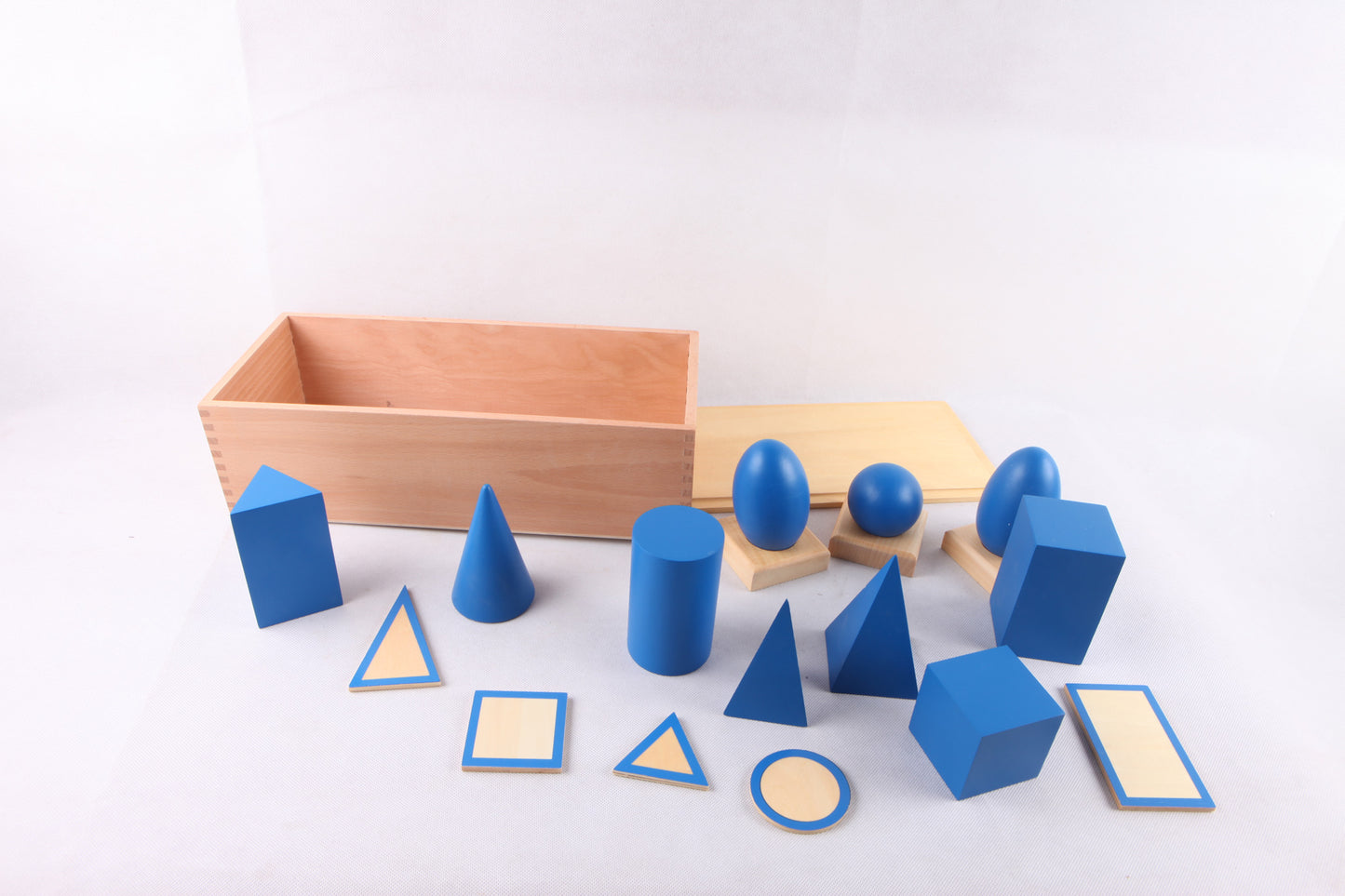 Geometric Solids with Stands,Base with box
