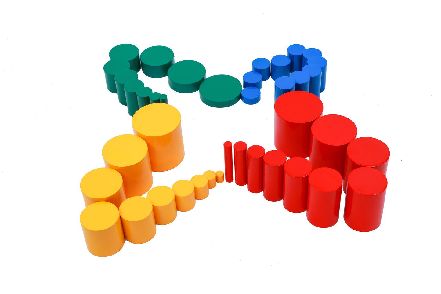 Knobless Cylinders (Set of 4)