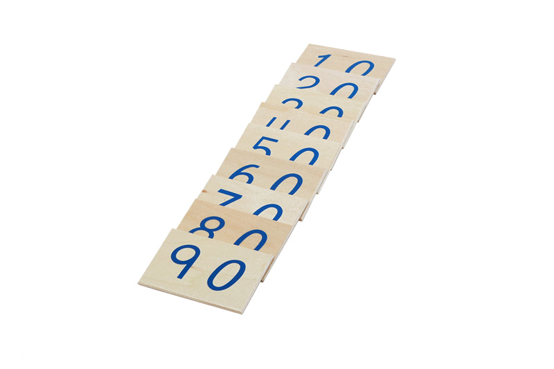 Small Wooden Number Cards With Box (1-9000)