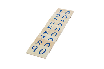 Small Wooden Number Cards With Box (1-9000)
