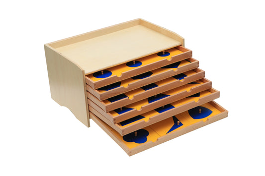 Geometric Cabinet (Blue)