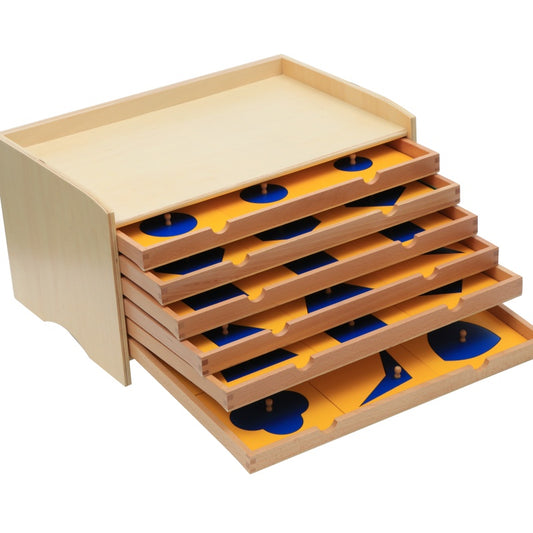Geometric Cabinet (Blue)