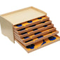 Geometric Cabinet (Blue)