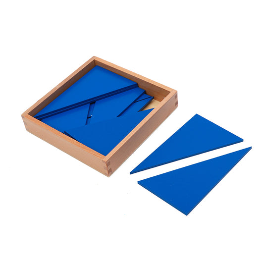 Box of Blue Triangles