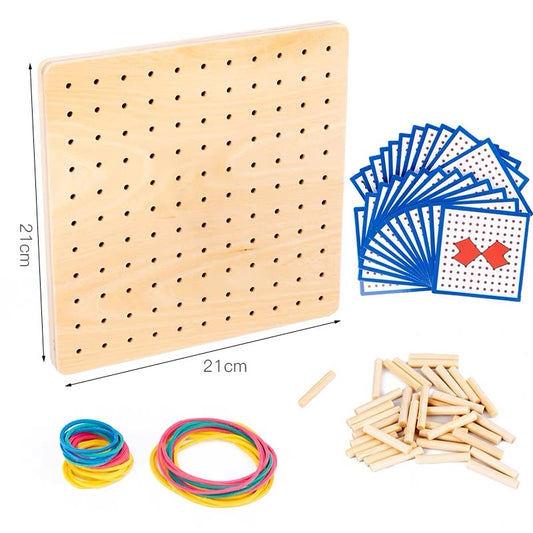 Big Geo Board with Rubber String
